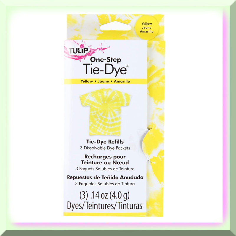 Vibrant Yellow Fabric Dye Refill
