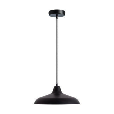 Futura 1 - Light Black/White Dome Pendant
