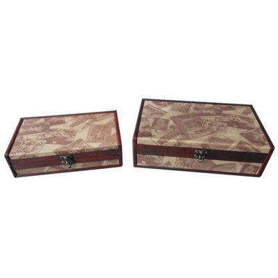 Rittenhouse Wooden Decorative Trunk
