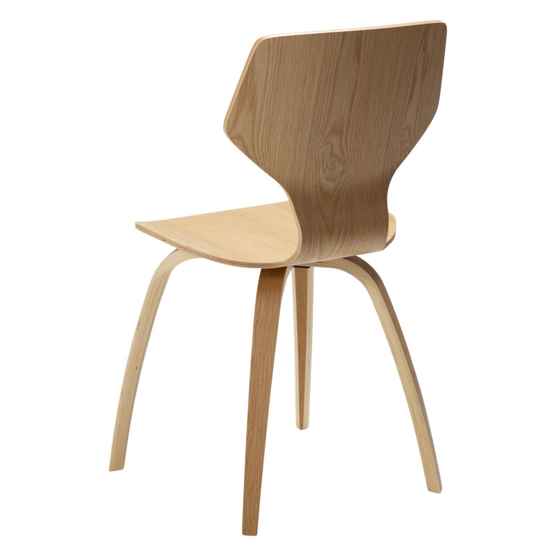 S:I.T 47cm H Side Chair in Brown, Oak
