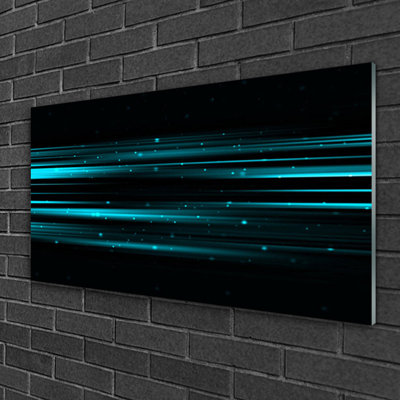 Art Abstract 1 Piece Wall Art on Glass