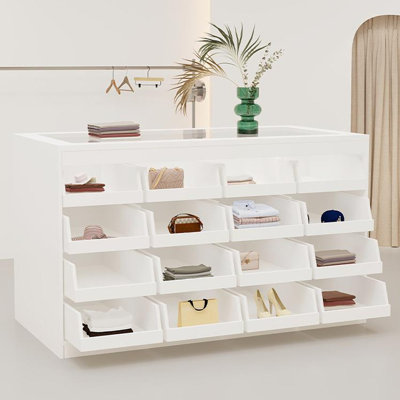 Vitrine à tiroirs multi-niveaux à usage commercial