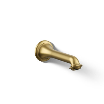Artifacts Wall-Mount Bath Spout with Turned Design