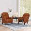 Fauteuil inclinable en cuir véritable Kindalyn-106895714