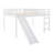 Full Loft Bed With Slide And Ladder