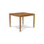Del Ray 39-inch Square Teak Outdoor Dining Table With Umbrella Hole