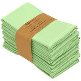Serviettes en polyester et coton