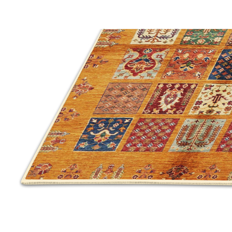 Tapis abstrait moderne 690, Rectangle de 2 pi x 3 pi