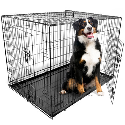 Dog Crate With Removable Tray