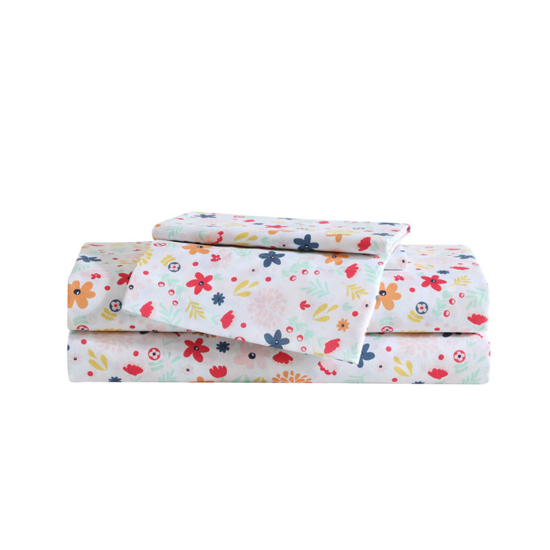 Ensemble de draps Eddie Bauer, Ensemble de draps pour lit simple + 1 taie d'oreil, Colourful Floral