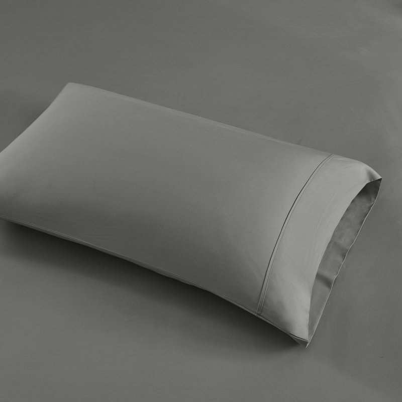 King Size 4-Piece Sheet Set with Temperature Control, Charcoal
