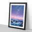Mountain Peaks in the Dolomites Italy in Abstract - Picture Frame Graphic Art Print-55726771-55726777