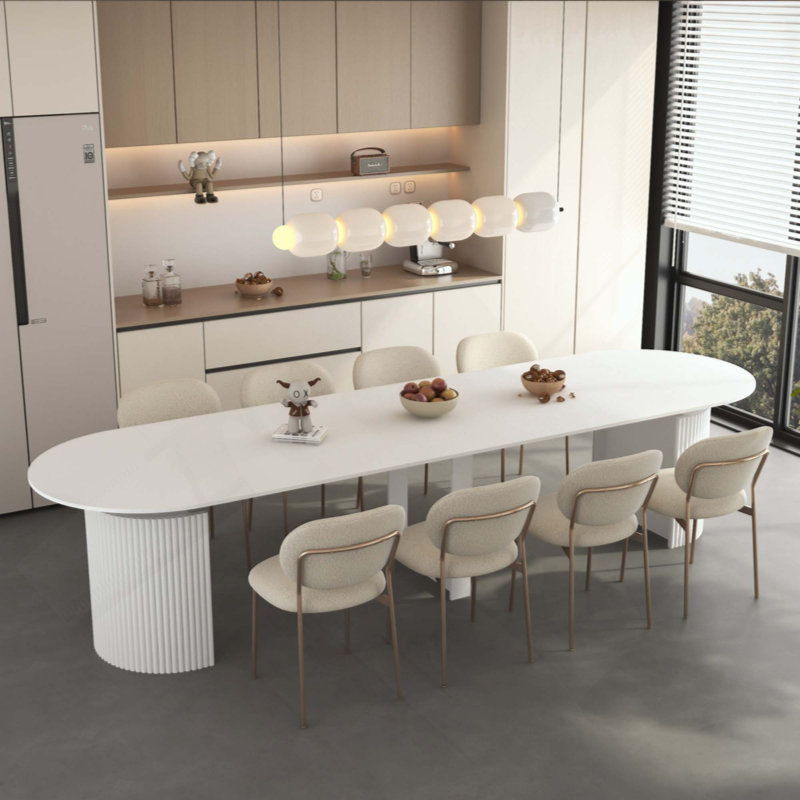 Table de salle à manger extensible pliable pour 1 à 10 personnes, console multifonctionnelle en bois extensible