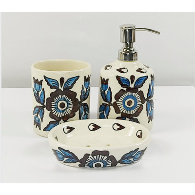 Ensemble d'accessoires de salle de bain 3 pièces Bonilla-Alfanador