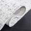 Glamour Hand Tufted Viscose Wool Cotton with Latex Abstract Rug in Grey/Ivory-254797251