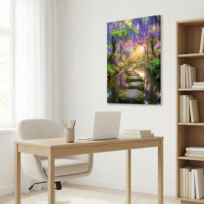 Enchanted Garden, reproduction d'art sur toile, ensemble de 1