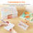 10 Pack Plastic Paper Storage Boxes, A4/Letter Size, 10 Extra Zipper Bags, Sticker Label, Portable File Box With Latching Lid And Handle, Versatile Storage Box For Projects, Craft Supplies