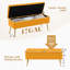 Banc de rangement en velours Carrielynn-1235242580