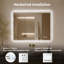 Miroir de salle de bain 24 po x H 32 po