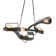 Graffiti 5 - Light Unique/Statement Modern Linear Chandelier