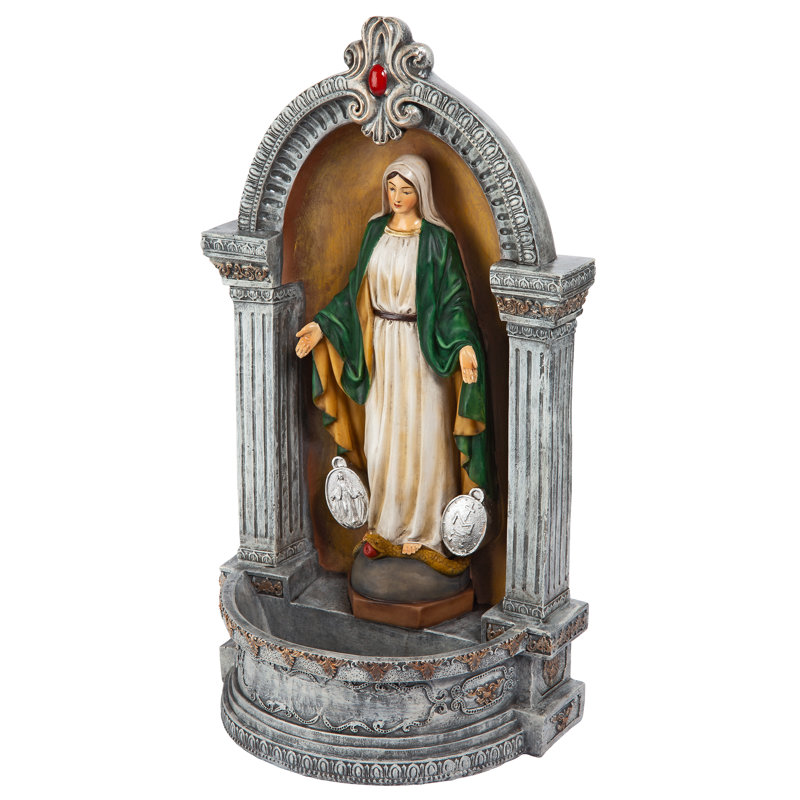 Statue de la Vierge Marie de la Médaille miraculeuse à l'italienne