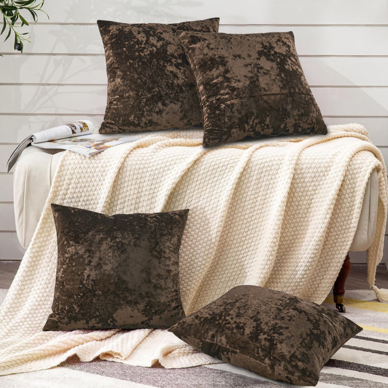 Housses de coussin en velours écrasé, Carafe