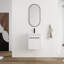 Meuble-lavabo simple 18 po avec comptoir en céramique-1358200226