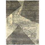 Wool And Silk Nepal One-of-a-Kind Rectangle 9' X 12' Area Rug