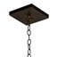 Luminaire suspendu géométrique en cuivre antique à 4 lumières Foxborough
