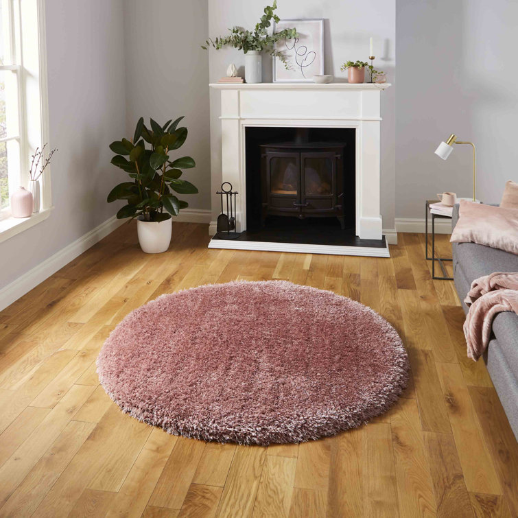 Fontana area rug Hand Tufted Rectangle Rose