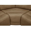 Canapé modulaire Alexander en cuir noyer cendré
