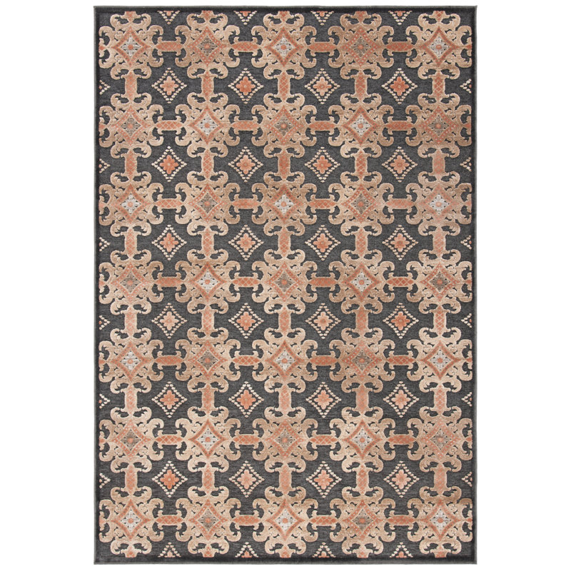 Tapis Heie anthracite doux