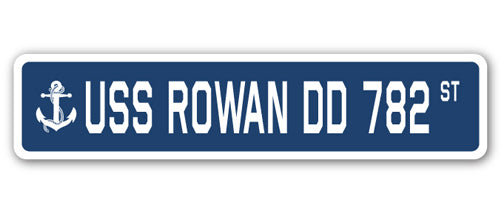 Rowan Dd 782 Street Sign Heavy Duty Plastic 6" X 24"
