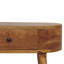 Console en bois massif à 1 tiroir Albion, pieds nordiques, brun Albion