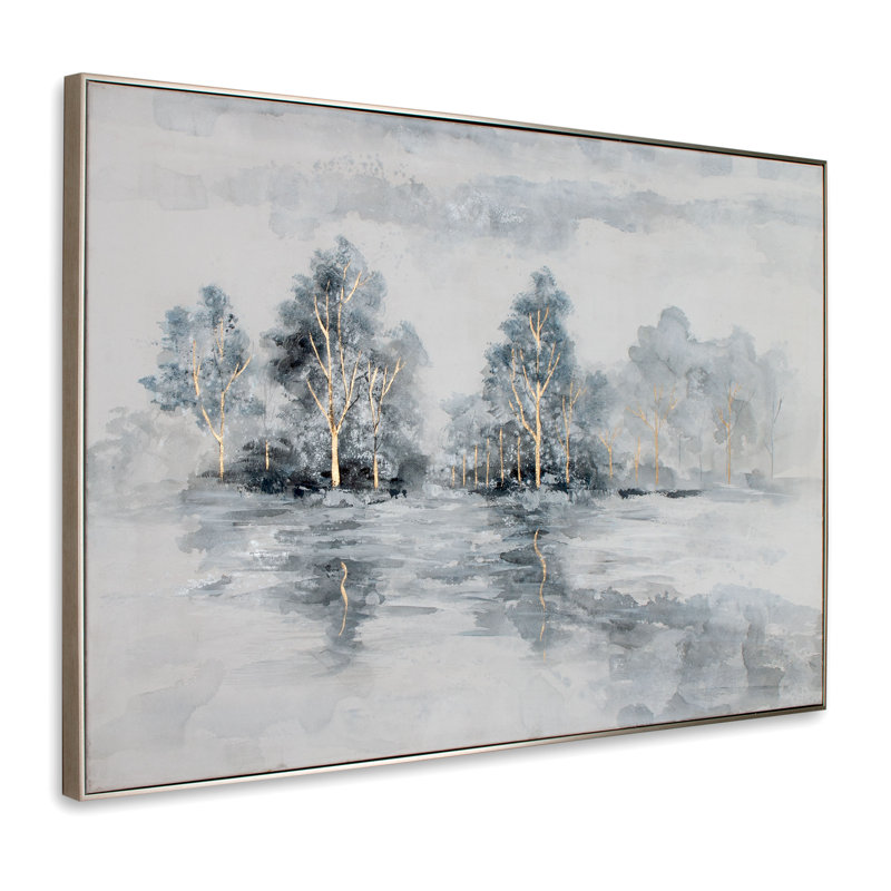 Floater Frame Painting on Canvas