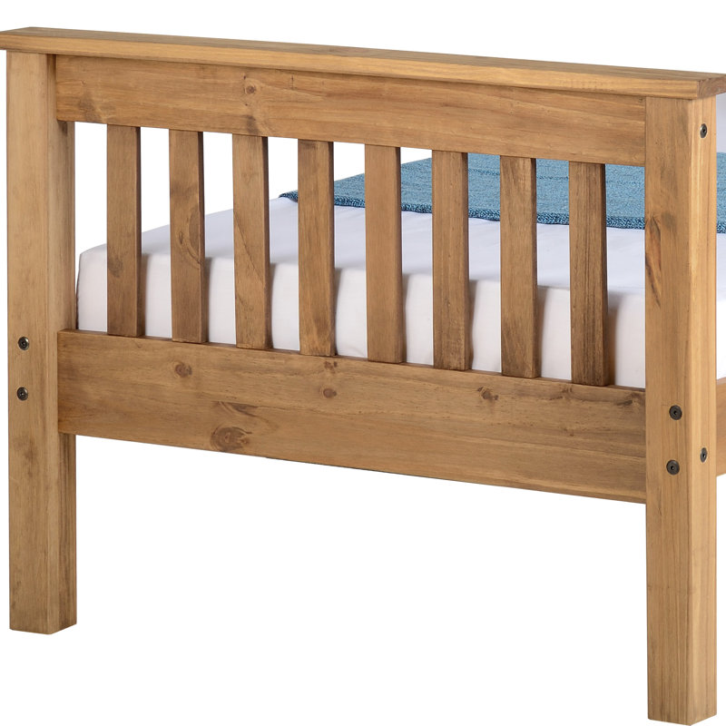 Ursina Bed Frame, Single (3'), Waxed Pine