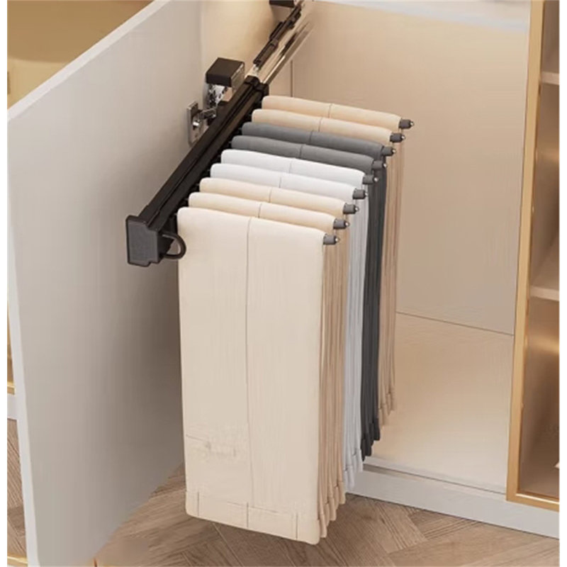 Slidesmart Single-Row Side-Mounted Pants Rack