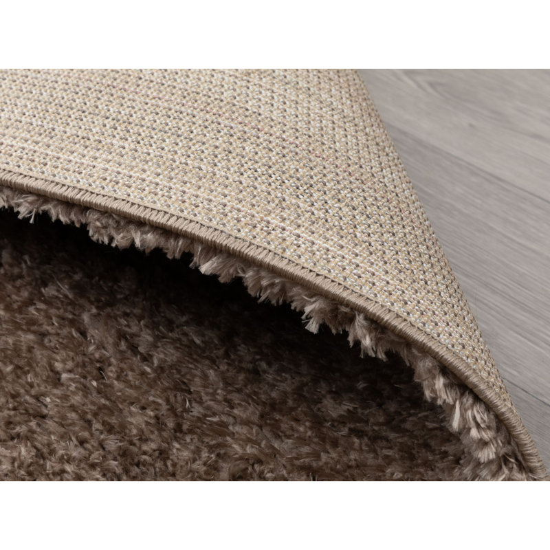 Jarlin Solid Colour Shag Area Rug, Runner 200 x 290cm