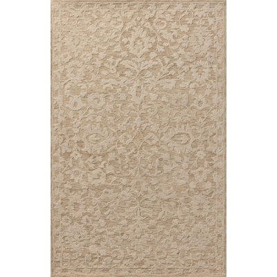 Tapis argile / ivoire Charlton Home® Galit