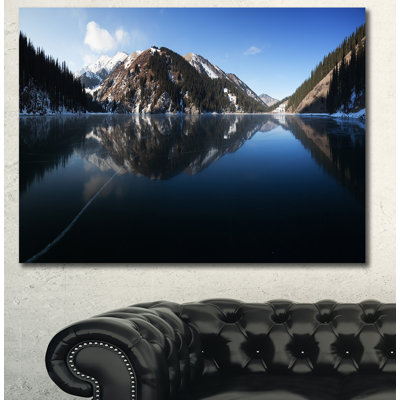 " Frozen Mountain Lake Pano "