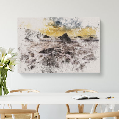 Beach View - Wrapped Canvas