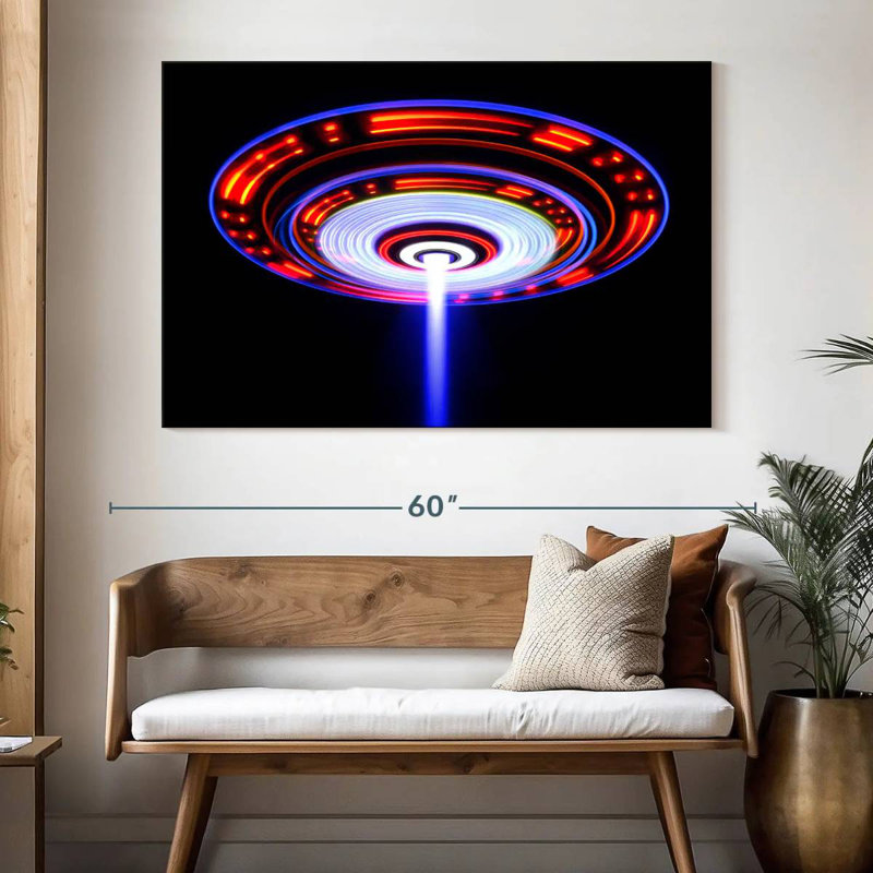 Kelan UFO Lights, 34" H x 51" W