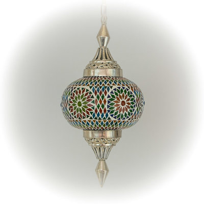 Chartier 1 - Light Chrome Lantern Pendant