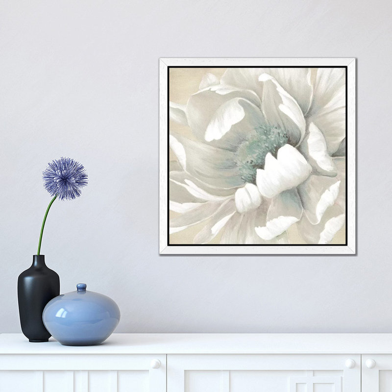 Winter Blooms II by Carol Robinson - Print on Canvas, 66.04 cm H x 66.04 cm W, White Framed