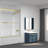 Spezia 56 - 60" W x 58" H Semi- Frameless Tub Door