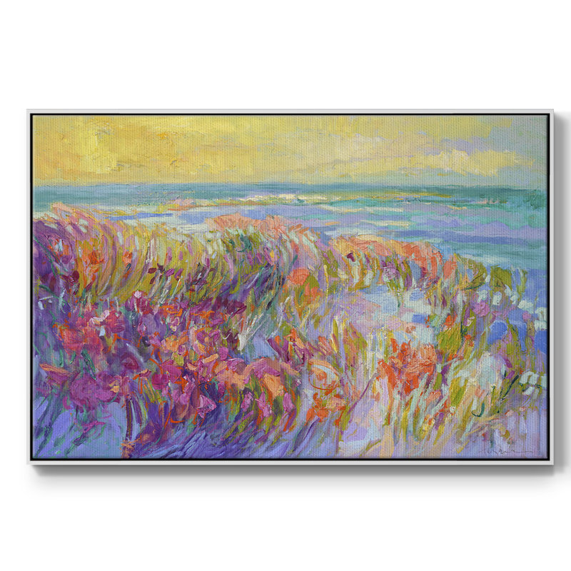 Summer Sanctuary, reproduction d'art sur toile, H 27 po x l 41 po x P 2 po, Blanc
