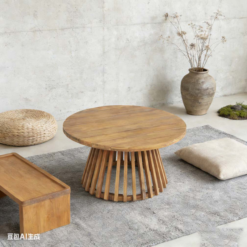 Wood Patio Coffee Table, Teak