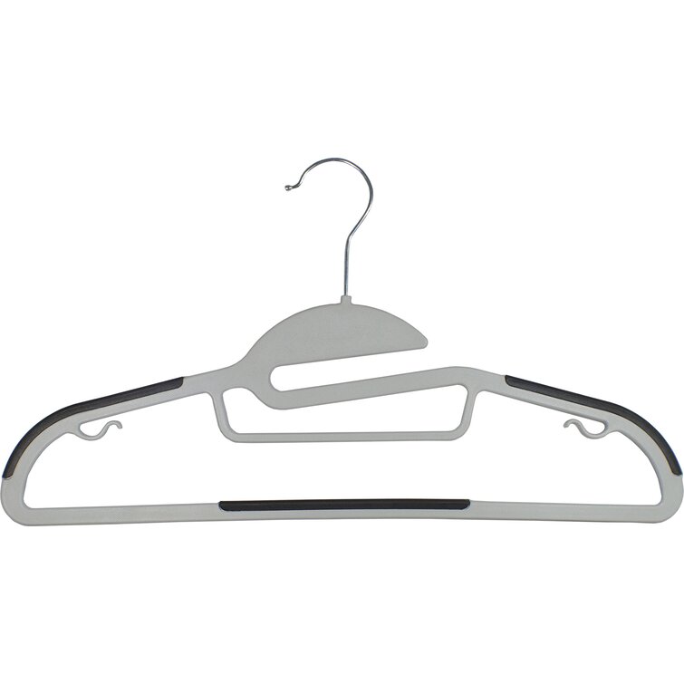 Bundy Plastic Non-Slip Standard Hanger for Dress/Shirt/Sweater