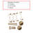 20.9'' H Metal Tabletop Candelabra