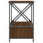 Ardi 50cm W Iron Bedside Table-412225812
